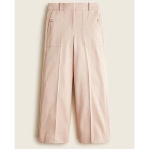 J. CREW Sydney Wide-Leg Pant in Bi-Stretch Cotton Blend